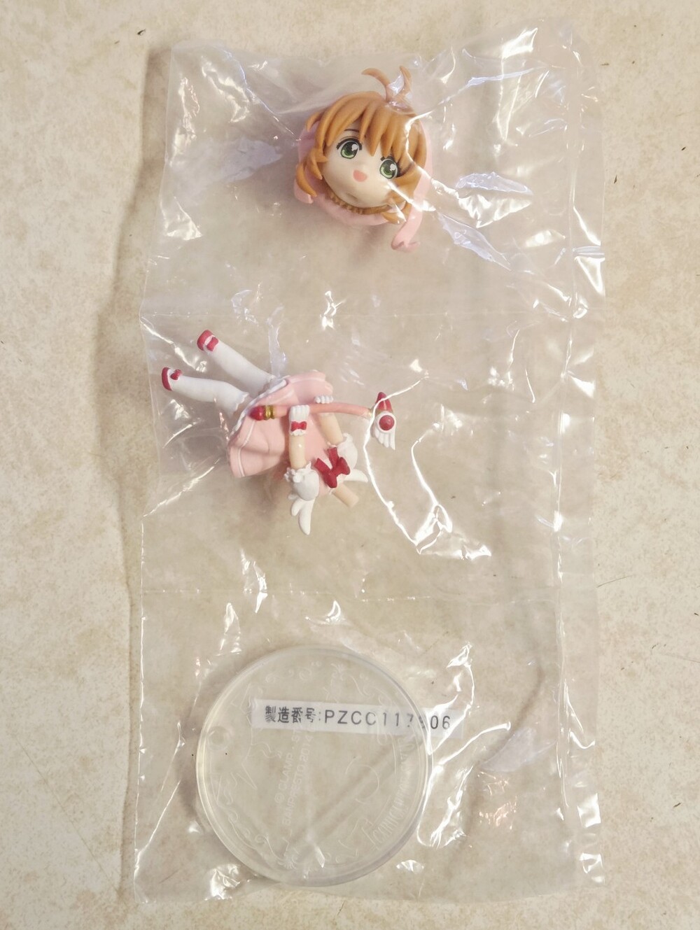 *2 for $30* Cardcaptor Sakura Pink Costume Mini Figure - Clamp